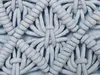 BELIANI Sada 2 dekorativních polštářů modrá bavlna macramé Náhled obrázku produktu 8