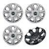 4x 14" Zoll Radkappen Silber Radzierblenden Radblenden 14 Produktbild-Vorschau 2