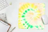 MuchoWow® Mauspad Mousepad Krawattenfärbung - Grün - Weiß Produktbild-Vorschau 5