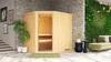 Karibu Sauna Innensauna Siirin Eckeinstieg Ofen 9 kW  Produktbild-Vorschau 1