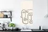 MuchoWow® Poster Gesicht - Abstrakt - Strichzeichnung Produktbild-Vorschau 3