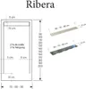 Mineralguss-Duschwanne extra flach RIBERA Schieferoptik Produktbild-Vorschau 4