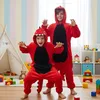 Pyjama Onesie Kigurumi Kostüm für Kinder Dinosaurier 104 Produktbild-Vorschau 6