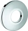 A close-up, studio shot of a single chrome rosette. Produktbild-Vorschau