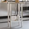 vidaXL Piano di lavoro per cucina 55x30x85 cm in acciaio Anteprima dell’immagine prodotto 2