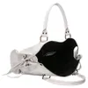 Dames Schoudertas Printed Suede met Verstelbare Draagband  Productafbeelding-voorbeeld 6