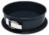 A black springform pan with a silver latch is shown on a white background. Produktbild-Vorschau