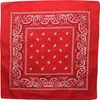 Bandana Tuch - Paisley Muster 02 - rot - weiß - Produktbild-Vorschau 1