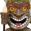 Hawaii Tiki Figur mit Solarlicht - Exotische Gartenfigur Produktbild-Vorschau 2