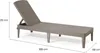 Keter Garden Lounger Chaise de plage pliante Beige Voir les images du produit 12