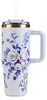 Thermobecher Rosmarino MegaCup Roses 870 ml – Blau Produktbild-Vorschau 1