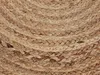 BELIANI Pouf Beige aus Jute ø 50 cm Rund Natur Bodenkissen Produktbild-Vorschau 6