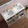 Mobile bagno 120 cm con due cassetti e doppio lavabo | Anteprima dell’immagine prodotto 5