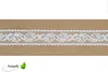 Spitzenband 25mm mit Rosen Motiv 10m Weiß Produktbild-Vorschau 2