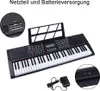 FCH 61 Tastatur Elektroklavier, Digitale Keyboard tragbar  Produktbild-Vorschau 6