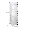 Scaffale per scarpe Relaxdays a 10 ripiani, grande mobile Anteprima dell’immagine prodotto 4