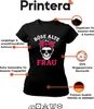 Böse Alte Frau Totenkopf Bandana Sonnenbrille Oma Biker Produktbild-Vorschau 4