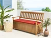 BELIANI 3-Sitzer Gartenbank Hellbrun Akazienholz 160 cm mit Produktbild-Vorschau 2
