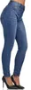 Tazzio Damen Skinny Fit High Waist Jeans F107 Blau 46 Produktbild-Vorschau 5