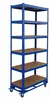 Scaffale per carichi pesanti Relaxdays su ruote, A x L x P: Anteprima dell’immagine prodotto 1