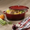 KELA Pražič Calido oválny 6l červený/béžový Náhľad obrázku produktu 7