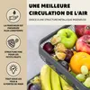 Présentoir à fruits eluno, corbeille à pain carrée, 2 Voir les images du produit 6