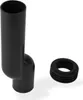 A black plumbing fitting and a rubber seal are shown against a white background. Produktbild-Vorschau