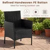 KOMFOTTEU Gartenmöbel Set, Balkonmöbel Set Rattan mit Produktbild-Vorschau 3