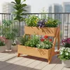 Jardinière verticale Relaxdays, 2 bacs à plantes, H x l x P Voir les images du produit 2