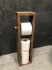 Portarotolo in legno, realizzato artigianalmente in stile Anteprima dell’immagine prodotto 4