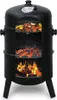 Wędzarnia ogrodowa, 3w1, okrągły grill, metalowy, 40cm Podgląd zdjęcia produktu 1
