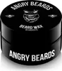 A black jar of beard wax with white text and graphics. Produktbild-Vorschau