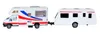 WOHNMOBIL mit WOHNWAGEN & PICK UP Truck mit Rückzug Produktbild-Vorschau 4