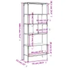 VidaXL 839004, Dąb, Metal, Drewno, 20 kg, 760 mm, 330 mm Podgląd zdjęcia produktu 8