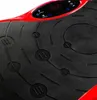 A close-up view of a red and black vibrating platform with a digital display. Náhľad obrázku produktu