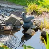 esotec Wasserspeier Ente Samuel, Einzelfigur mit Schlauch Produktbild-Vorschau 3