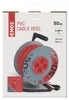 Prodlužovací kabel na bubnu 50 m / 4 zás. / s vypínačem / červený / PVC / 230V / 1,5 mm2 Produktbild-Vorschau