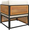 vidaXL 2-tlg. Garten-Sofa-Set mit Kissen Massivholz Akazie Produktbild-Vorschau 7