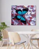 Diamondi - Diamond painting - BLAUER SCHMETTERLING UND Produktbild-Vorschau 2