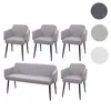 Jídelní set HWC-L13, sada 4 židlí + lavice jídelní set Náhled obrázku produktu 8
