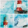 Bild auf Leinwand - Leinwandbild - Leuchtturm Wasser Produktbild-Vorschau 8