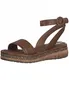 Tamaris Damen  Sandalen & Sandaletten braun Gr. 40 Produktbild-Vorschau 1