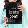 Metallschild XXL in 28x38 cm mit Spruch GYM? Ich dachte du Produktbild-Vorschau 3