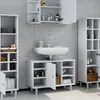 Meubles bain Vicco Fynn Blanc 4 pièces, avec armoire haute, Voir les images du produit 5