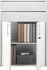Aktenschrank - Lichtgrau Nachbildung - 80 x 111 cm - 2 Produktbild-Vorschau 6