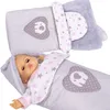 Pucksack mit Kapuze und Kissen für Puppen, BOBO Bettwäsche Produktbild-Vorschau 1