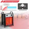 UISEBRT Heizlüfter Elektroheizung 9KW 400V Bauheizer Produktbild-Vorschau 7