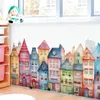 Wall sticker city view colorful houses - wall stickers for Produktbild-Vorschau 3