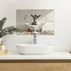 MuchoWow© Wanddeko 60x40 cm - Badezimmer Bilder Esel, Produktbild-Vorschau 5