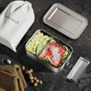WELLGRO Edelstahl Dosen eckig - 550ml 850ml 1400ml 2400ml Produktbild-Vorschau 6